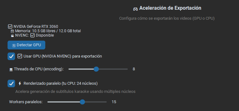 Aceleración GPU NVIDIA